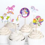 Pics de gâteaux cheval licorne pour enfants 24 pièces / lot décoration de gâteau mignon, fournitures ... Pics de gâteaux cheval licorne pour enfants 24 pièces / lot décoration de gâteau mignon, fournitures ...