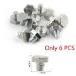 Pièces de combat, boulons a face métallique, embout performant, lot de 6 pièces, q0kb Pièces de combat, boulons a face métallique, embout performant, lot de 6 pièces, q0kb