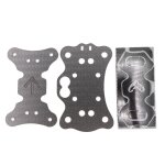 Pièces de course en carbone, pack de plaque centrale et inférieure b pour hawk racing dorne rc Pièces de course en carbone, pack de plaque centrale et inférieure b pour hawk racing dorne rc