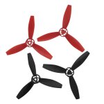 Pi�ces de drone en plastique noir / blanc cw / ccw rc, pales volantes, h�lices pour parrot bebop 2, accessoire ...