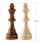 Pi�ces d'echecs en bois de 55 - 91mm de hauteur, 32 pi�ces / ensemble, jeux de divertissement, nouvelle ...