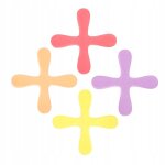 Pieces pour enfants jetant des enfants boomerang