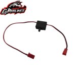 Pices marche / arrt rc 3p jst / jr, prise servo rcepteur bote interrupteur nitro alimentation rc ...