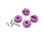 Pi�ces de mise a niveau pour voiture 4wd rc himoto, roue en aluminium ecrou hexagonal 12mm avec broches ...