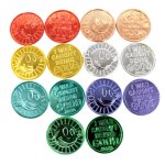 Pièces en or de pirate amusantes, 100 pièces en plastique, jeu de trésor en or, fournitures de fête, ... Pièces en or de pirate amusantes, 100 pièces en plastique, jeu de trésor en or, fournitures de fête, ...