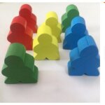 Pi�ces de rechange pour jeux de plateau en bois, 100 pi�ces, jeux d'�checs, accessoires de mise a niveau ...