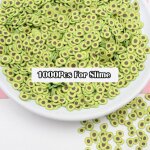 Pices de remplissage de tranches de poker pour fruits duveteux, breloques d'addition de fruits visqueux, ...