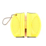 Pierre a aiguiser, aiguiseur de poche pliable double face, pierre a aiguiser pour couteau en diamant, ...