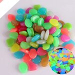 Pierres lumineuses qui brillent dans le noir, 1kg, pierres scintillantes pour passerelle rservoir de ...