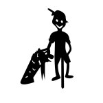 Pieu de contour en m�tal d�cor de jardin little devil, facile a utiliser, ombre effrayante, ornement ...