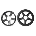 Pignon de chane de vlo lectrique 44t, plateau de vlo lectrique en mtal pour bafang bbs01b bbs02b ...