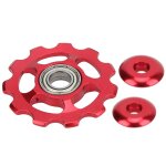 Pignon de vélo de montagne en alliage d'aluminium, 11 dents, volant d'inertie, roue de guidage, composants ... Pignon de vélo de montagne en alliage d'aluminium, 11 dents, volant d'inertie, roue de guidage, composants ...