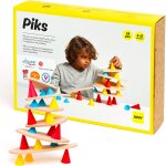 Piks small kit - jeu educatif en bois et silicone - avec livret d'instructions - 24 pièces, divers Piks small kit - jeu educatif en bois et silicone - avec livret d'instructions - 24 pièces, divers