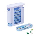 Pilulier de 7 jours, organisateur de pilulier, porte - tablette de m�dicaments, bo�te de rangement, pilulier, ...