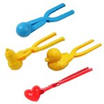 Pinces a boules de neige pour enfants, 4 / 5 / 11 pi�ces, bonhomme de neige mignon en forme de canard, ...
