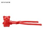 Pince de fabrication de boules de neige en forme d'ours, bonhomme de neige mignon, pince pour enfants, ...