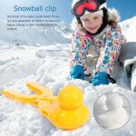 Pince a boules de neige en forme de train, bonhomme de neige mignon, boule d'argile, fabricant cratif, ...