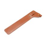 Pince a charbon de bois pour barbecue, poign�e en fer et bois, couverture en cuir anti - br�lure, camping ...