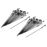Pince crocodile en fil mtallique de 7 pouces, 40 pices, queue longue, pour carte photo, mmo, housse ...