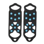 Pinces a glace antidrapantes, 1 paire de 11 clous, pour escalade d'hiver, neige, crampons sur chaussures, ...