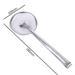 Pince a huile avec filtre en acier inoxydable, cuill�re, l�gumes, snacks, frits, passoire pour aliments, ...