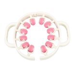 Pince de massage circulaire pour les jambes, rouleau musculaire rose pp, multi - usages, portable, outils ... Pince de massage circulaire pour les jambes, rouleau musculaire rose pp, multi - usages, portable, outils ...