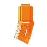 Pince de rechargement orange 6 - 18, magazine nerf, darts, rond, rechange pistolet a balles douces, pour ...