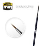 Pinceau premium martre kolinsky rond taille 2 / 0 - mig jimenez