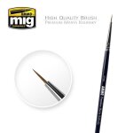 Pinceau premium martre kolinsky rond taille 5 / 0 - mig jimenez