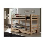 Pino lit enfant superposé nature Pino lit enfant superposé nature
