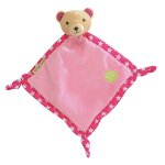 Pioupiou et merveilles doudou ourson 3 noeuds rock rose etoiles