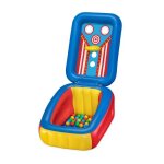Piscine � balles - bestway - flip 'n toss - multicolore - 25 balles - 110x81x62 cm