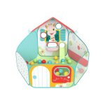 Piscine � balles sophie la girafe hexagonale 100 x 100 x 70 cm 40 balles