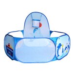 Piscine a boules avec motif de dauphin, dessin anim ocan, fosse a balles pour bb, jouet pliable et ...