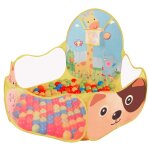 Piscine a boules pliable avec panier de basket pour enfant, terrain de jeu et de sport, utilisable en ... Piscine a boules pliable avec panier de basket pour enfant, terrain de jeu et de sport, utilisable en ...
