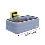 Piscine gonflable epaisse pour enfants, jouet de piscine pour enfants avec panier de basket, baignoire ... Piscine gonflable epaisse pour enfants, jouet de piscine pour enfants avec panier de basket, baignoire ...