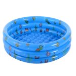 Piscine gonflable d'et� pour b�b�, ronde, portable, pour enfants, baignoire ronde a bulles, jouet de ...