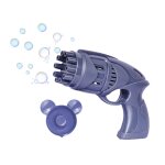 Pistolet a bulles electrique 2 en 1, machine a bulles d'eau savonneuse, jouet cadeau