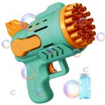 Pistolet a bulles de savon d'ext�rieur, 29 trous, machine a bulles pour enfants, tireur de bulles d'eau, ...