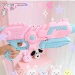 Pistolet a eau extractible pour enfants, grand jouet de plage, fusil de jeux en plein air, de couleur ...