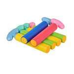 Pistolet a eau en mousse pour enfants, 6 pices, type de traction fume, super soaker, jouets, jeux de ...