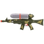 Pistolet / fusil a eau a pompe forme ak 47 kalashnikov 49 cm couleur camouflage
