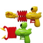 Pistolet jouet de tireur de poing rtractable, jouet pour enfants, jouet en plastique, fte, festival, ...