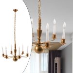 Plafonnier au design moderne de chandelle, eclairage d'intrieur, luminaire dcoratif de plafond, idal ...