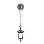 Plafonnier led vintage a piles en métal, echelle 1:12, luminaire suspendu pour maison de poupée Plafonnier led vintage a piles en métal, echelle 1:12, luminaire suspendu pour maison de poupée