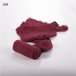 Plaid de couverture en coton biologique pour photographie de, tapis doux pour photo de naissance de bb, ...