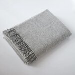Plaid a franges en laine 140 x 200 cm martin Plaid a franges en laine 140 x 200 cm martin