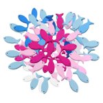 Planches de bois color�es avec pendentif en forme de poisson, 50 pi�ces, accessoires de tir faits a la ...