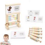 Planche de boulier montessori, support d'apprentissage, jouets en bois, education précoce, comptage, ... Planche de boulier montessori, support d'apprentissage, jouets en bois, education précoce, comptage, ...