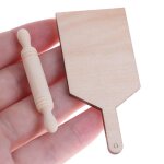 Planche a dcouper de cuisine miniature, maison de poupe 1:12, ensemble de rouleaux a ptisserie, accessoires ...